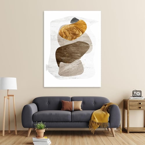 لوحات جدارية فن تجريدي تصميم موردن عصري