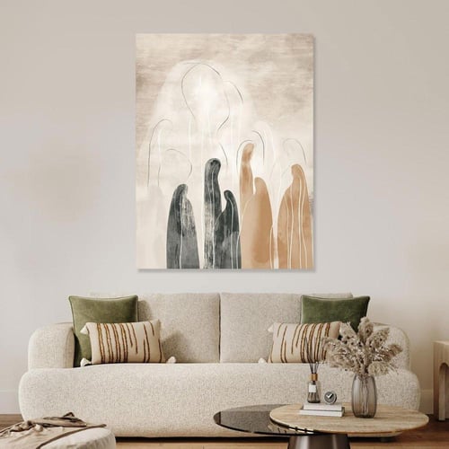 لوحات جدارية فن تجريدي تصميم موردن عصري