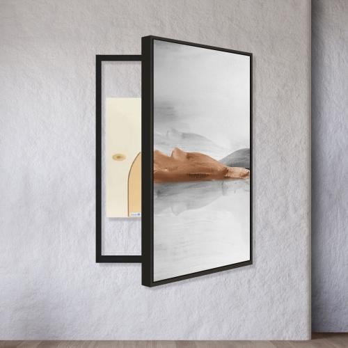 لوحة فنية لتغطية طبلون الكهرباء بتصميم مودرن