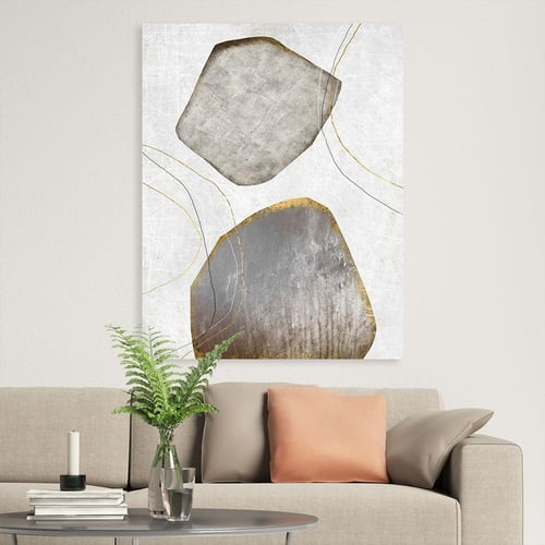 لوحات جدارية فن تجريدي تصميم موردن عصري