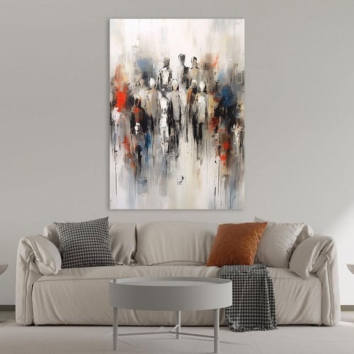 لوحات جدارية فن تجريدي تصميم مودرن