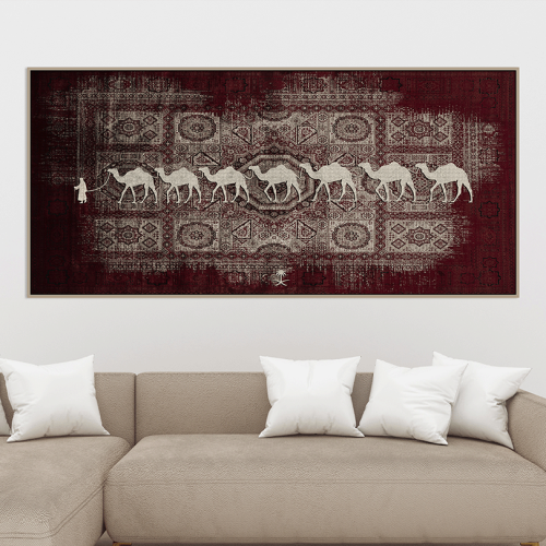 لوحة سجاد بتصميم تراثي