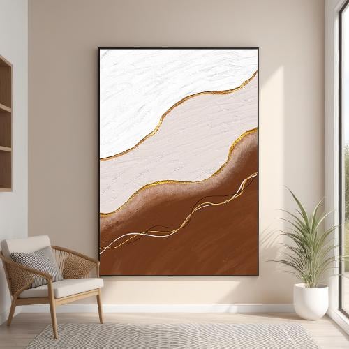 لوحة فن تجريدي تصميم مودرن