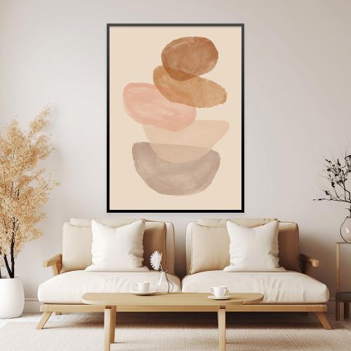 لوحة فن تجريدي تصميم مودرن