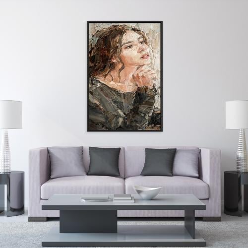 لوحة فنية بنت تصميم مودرن