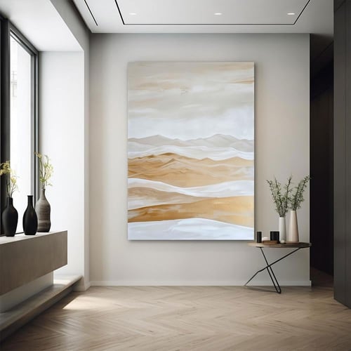 لوحات جدارية فن تجريدي تصميم موردن عصري