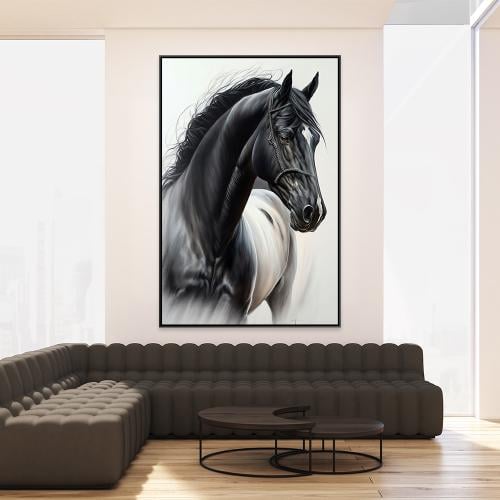 لوحات جدارية خيل تصميم مودرن