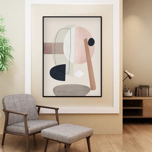 لوحة فن تجريدي تصميم مودرن