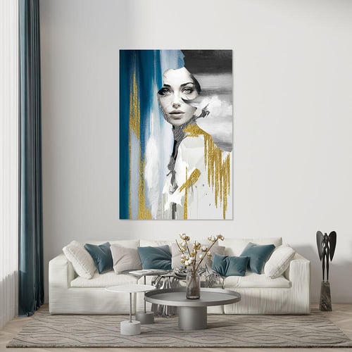 لوحة جدارية بنت تصميم مودرن