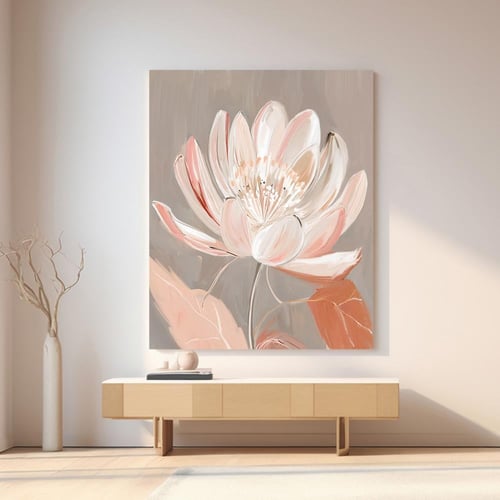 لوحات جدارية ورد تصميم مودرن