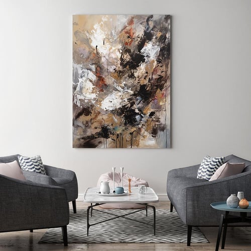 لوحات جدارية فن تجريدي تصميم مودرن