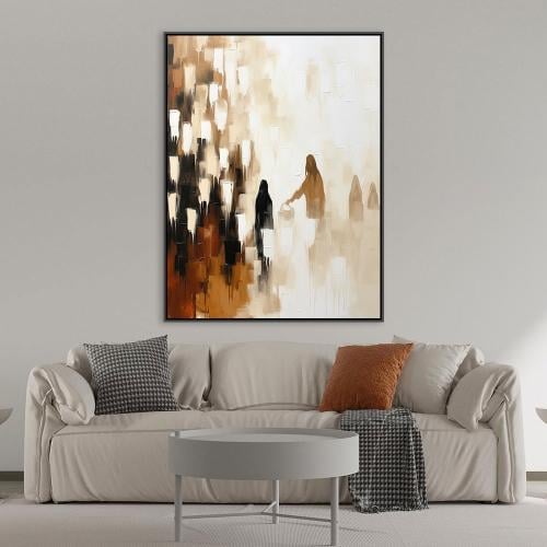 لوحات جدارية فن تجريدي تصميم مودرن