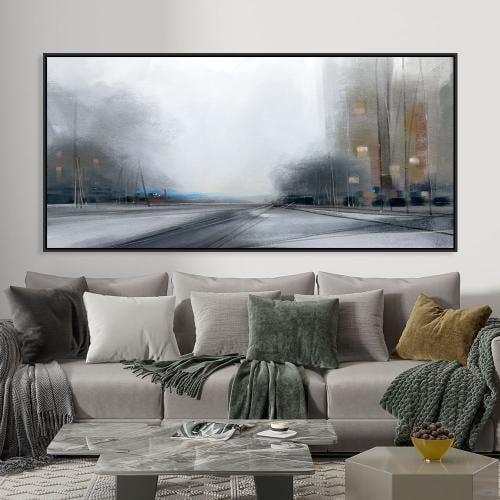 لوحات جدارية فن تجريدي تصميم موردن عصري