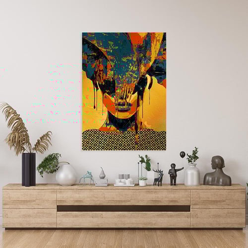 لوحة فنية بنت تصميم مودرن