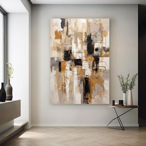 لوحات جدارية فن تجريدي تصميم مودرن