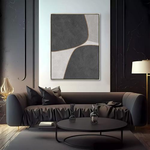 لوحات جدارية فن تجريدي تصميم موردن عصري