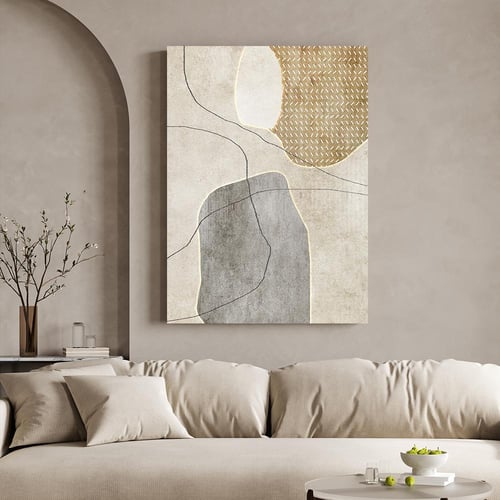 لوحات جدارية فن تجريدي تصميم موردن عصري