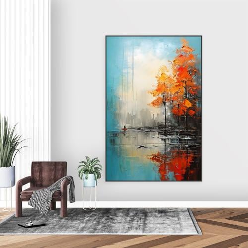 لوحة جدارية شجرة تصميم مودرن