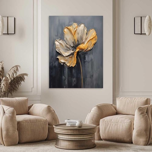 لوحات جدارية ورد فن تجريدي تصميم مودرن