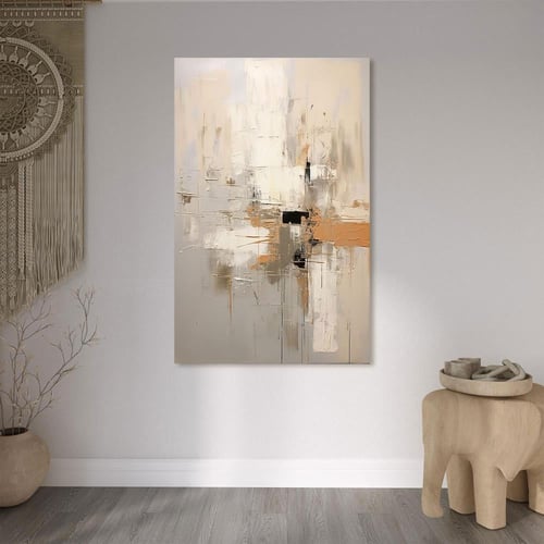 لوحات جدارية فن تجريدي تصميم موردن عصري