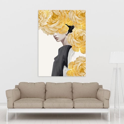 لوحة جدارية بنت تصميم مودرن