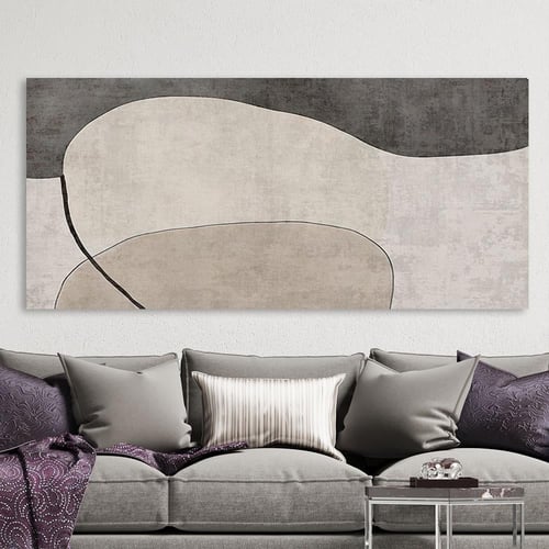 لوحات جدارية فن تجريدي تصميم موردن عصري