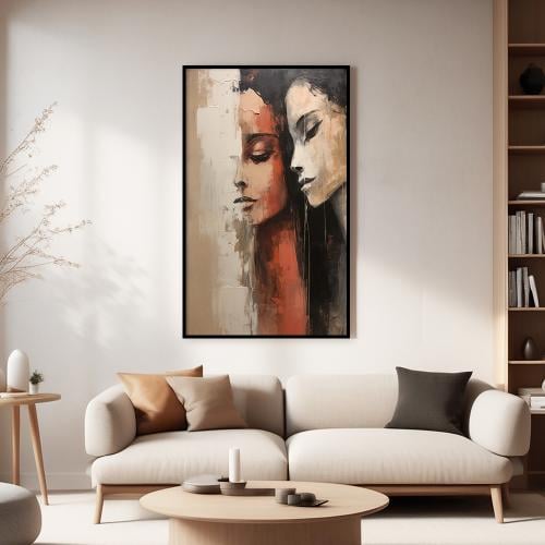 لوحة فنية بنت تصميم مودرن