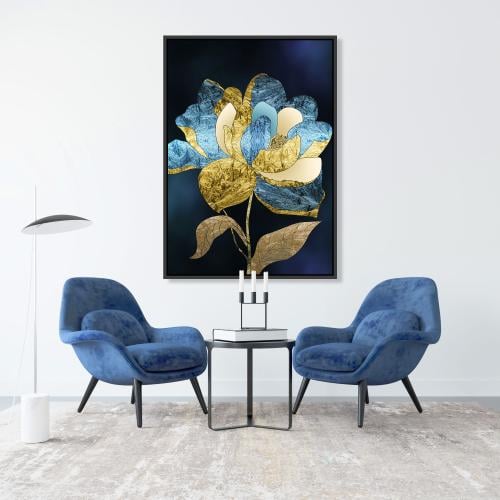 لوحات جدارية ورد تصميم موردن عصري