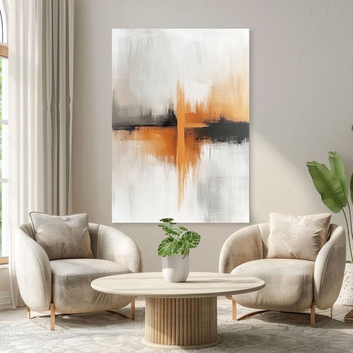 لوحات جدارية فن تجريدي تصميم موردن