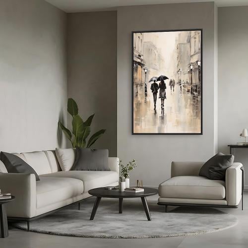 لوحات جدارية فن تجريدي تصميم موردن عصري