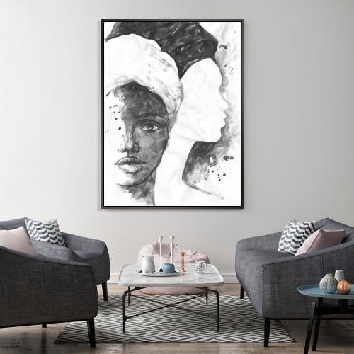 لوحات جدارية بنات تصميم مودرن