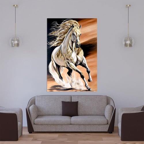 لوحات جدارية خيل تصميم مودرن