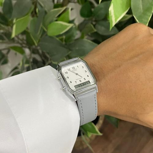 ساعة كاسيو - ابيض