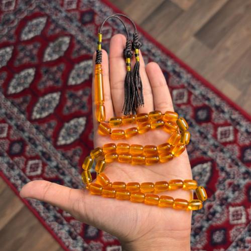 بكلايت كهرماني شفاف