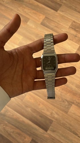 ساعة كاسيو - اسود