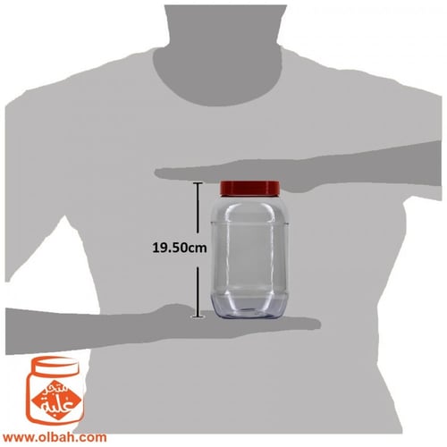 علبة حجم 1600 مل غطاء أحمر - الكمية 18 علبة