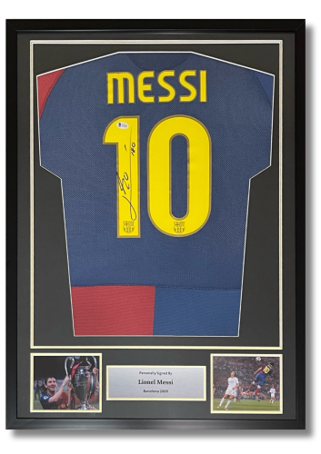 Messi's Signed T-Shirt - Barcelona Edition