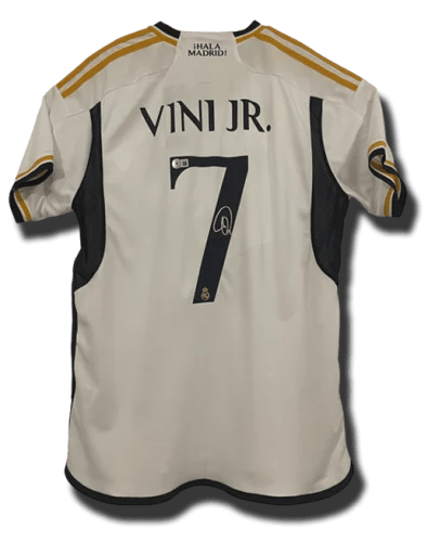 Vinicius Junior's Personally Signed T-Shirt - Real...