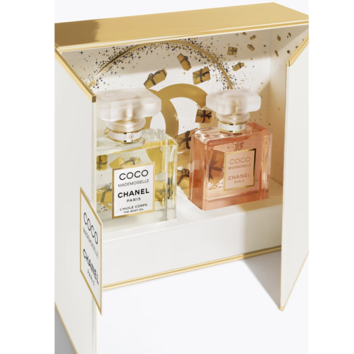 مجموعة كوكو مادموزيل عبارة عن عطر وزيت الجسم