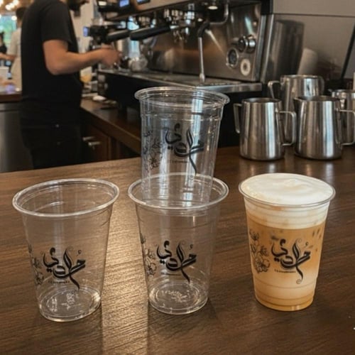 اكواب بلاستيك ٤ قطع