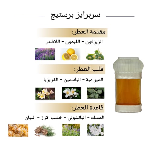 عطر سربرايز بريستيج 100 مل مركز من ج.كازانوفا