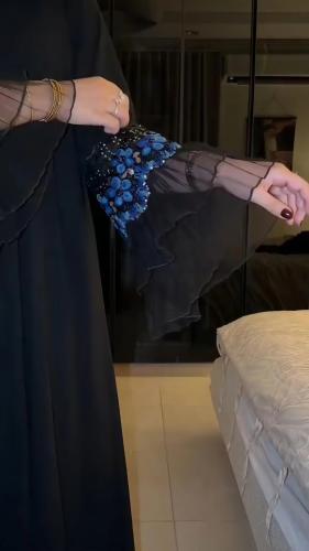 عباية بارين ازرق