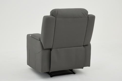 كرسي استرخاء سينمائي هزاز ودوار مع طاولة لابتوب وح...