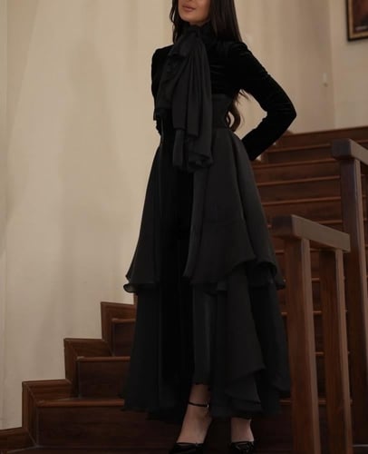 فستان مخمل طويل (#74)