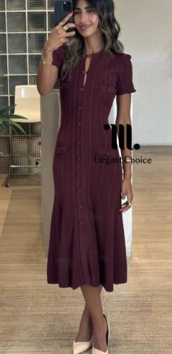 فستان ساندرو برغندي(#41)