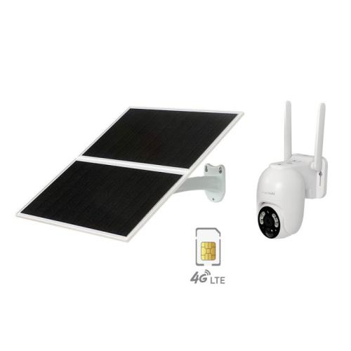 كاميرا مراقبة على الطاقة الشمسية 4G تدعم التسجيل ا...