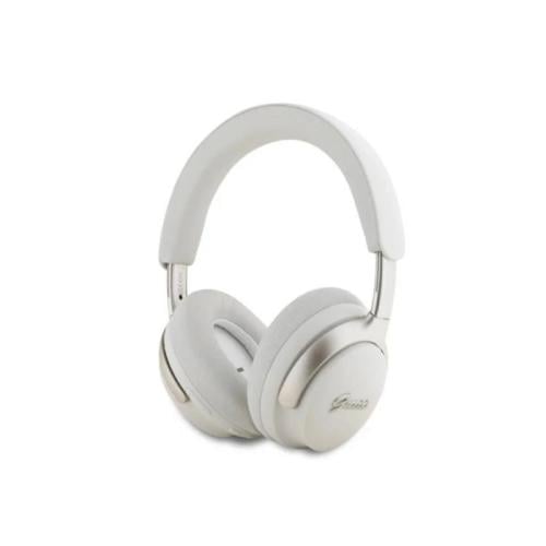 سماعة رأس لاسلكية بلوتوث لون ابيض ماركة جيس Guess