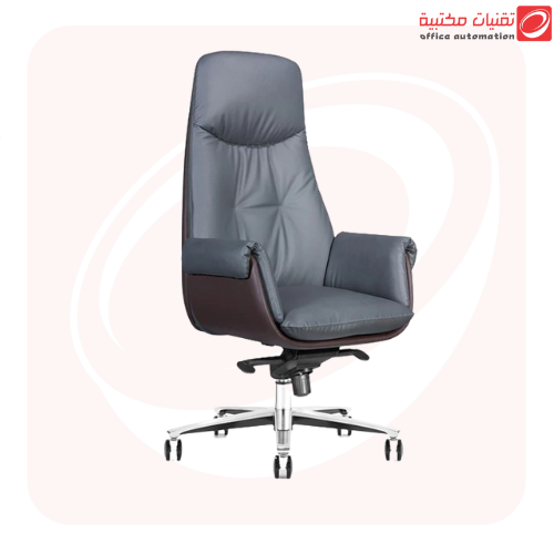 كرسي جلد دوار