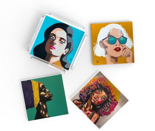 SHAHD GALLERY Coasters Set