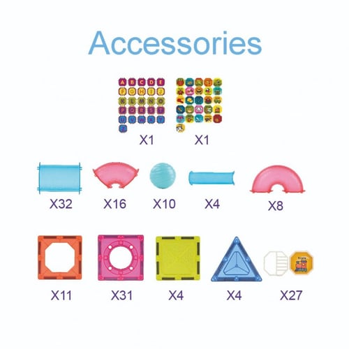 مكعبات المغناطيـس 145 قطعة